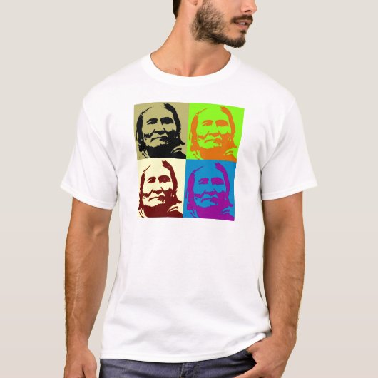 Pop Art Freedom Fighter Geronimo T-Shirt (Vorderseite)