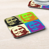 Pop Art Freedom Fighter Geronimo Untersetzer (Linke Seite)