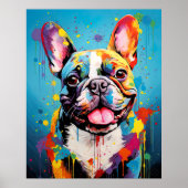 Pop Art Frenchie Poster (Vorne)