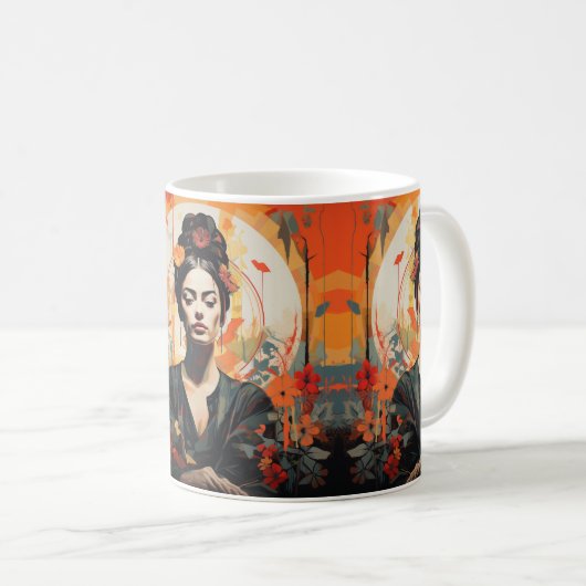 Pop Art Frida Kaffeetasse (VorderseiteRechts)