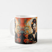 Pop Art Frida Kaffeetasse (Vorderseite Links)