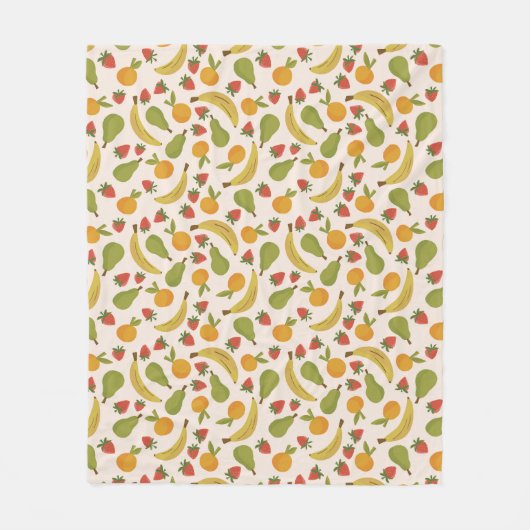 Pop Art Frucht Party Blanket Fleecedecke (Vorderseite)