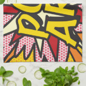 POP ART Fun Retro Comic Buch Handtuch (Gefaltet)