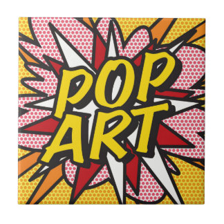 POP ART Fun Retro Comic Pop Fliese