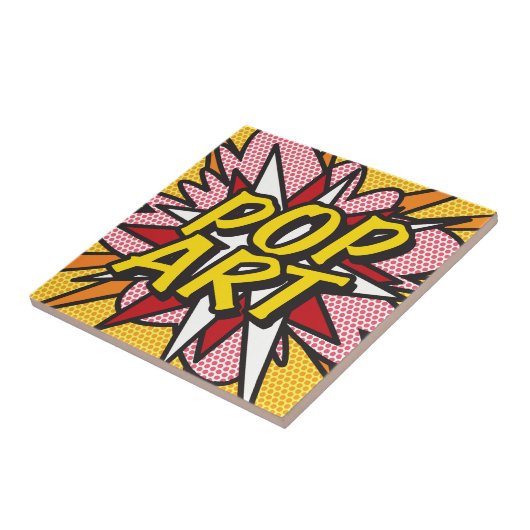 POP ART Fun Retro Comic Pop Fliese (Seite)