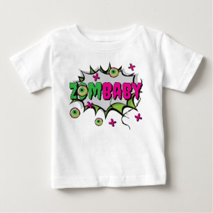 Pop Art Funky Beängstigend Niedlich "ZomBaby" Zomb Baby T-shirt