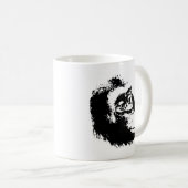 Pop Art Funny Chimpanzee Kaffeetasse (VorderseiteRechts)