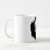 Pop Art Funny Chimpanzee Kaffeetasse (Links)