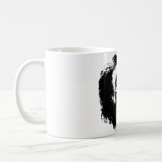 Pop Art Funny Chimpanzee Kaffeetasse (Links)