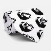 Pop Art Funny Chimpanzee Krawatte (Gerollt)