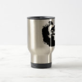 Pop Art Funny Chimpanzee Reisebecher (Mittel)