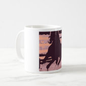 Pop Art Galloping Kaffeetasse (Vorderseite Links)