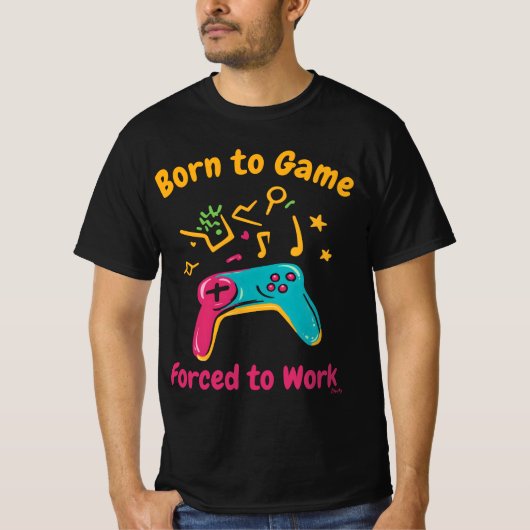 Pop Art Gaming Controller T - Shirts (Vorderseite)