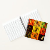 Pop Art Geckos Notizblock (Innenseite)