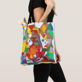 Pop Art Geometric Mermaid Triangle Tote Bag Tasche (Von Nahem)