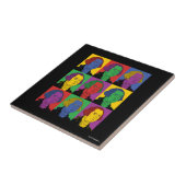 Pop Art George Washington Fliese (Seite)