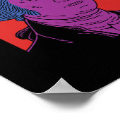 Pop Art George Washington Poster (Ecke)