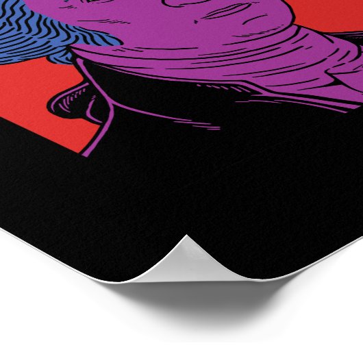 Pop Art George Washington Poster (Ecke)