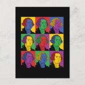 Pop Art George Washington Postkarte (Vorderseite)
