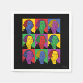 Pop Art George Washington Serviette (Vorderseite)