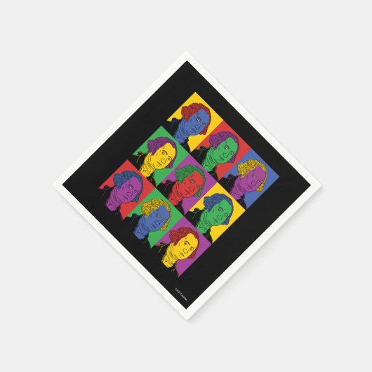 Pop Art George Washington Serviette (Ecke)