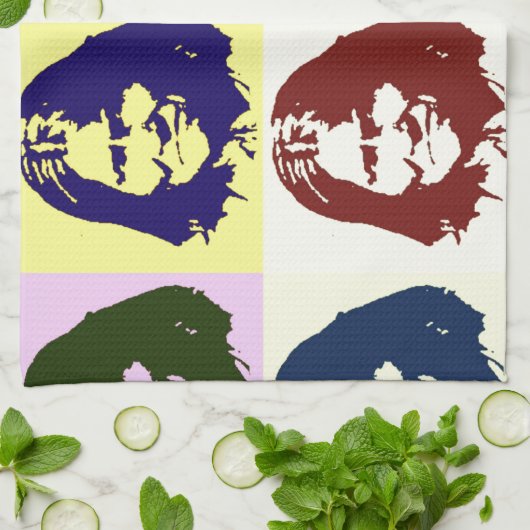 Pop Art Geronimo Handtuch (Gefaltet)