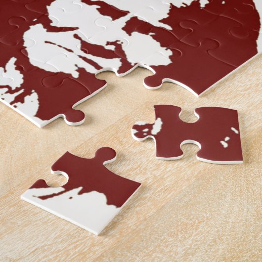 Pop Art Geronimo Indianerlegende Leiterin Puzzle (Seite)