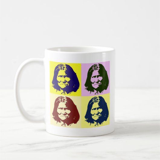 Pop Art Geronimo Kaffeetasse (Links)