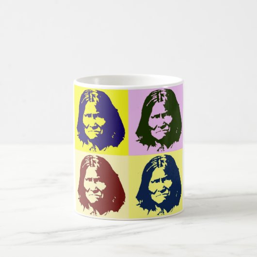 Pop Art Geronimo Kaffeetasse (Mittel)