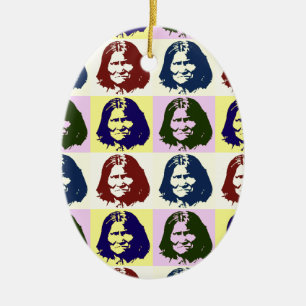 Pop Art Geronimo Keramik Ornament