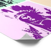 Pop Art Geronimo Poster - Freedom Warrior Indian (Ecke)