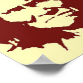 Pop Art Geronimo Poster - Freiheit kämpfen (Ecke)