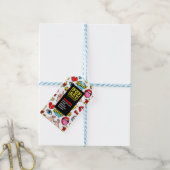 Pop-Art Geschenkanhänger (Mit Garn)
