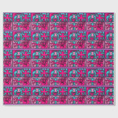 Pop Art Geschenkpapier (Flach)