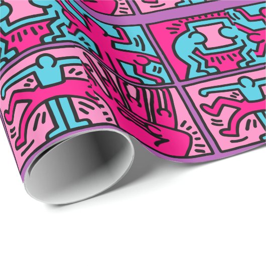 Pop Art Geschenkpapier (Rolleneckpunkt)