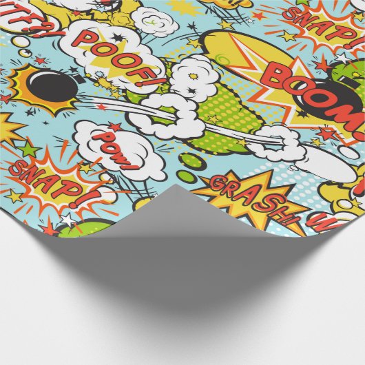 Pop Art Geschenkpapier (Ecke)