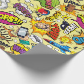 Pop Art Geschenkpapier (Ecke)