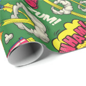 Pop Art Geschenkpapier (Rolleneckpunkt)