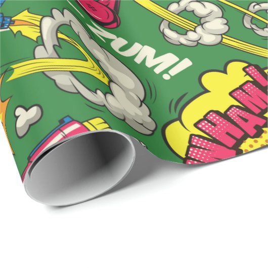 Pop Art Geschenkpapier (Rolleneckpunkt)