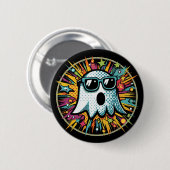 Pop Art Ghost Button (Vorne & Hinten)