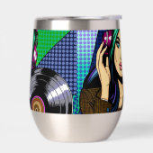 Pop Art Girl mit Aufnahme (Links)
