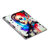 Pop Art Girl Notizblock (Rechte Seite)