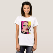 Pop Art Girl T-Shirt (Vorne ganz)