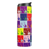 Pop Art Girl Thermosbecher (Nach links gedreht)