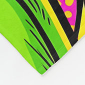 Pop-Art-Glockenpaprika-Muster Fleecedecke (Ecke)