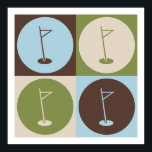 Pop Art Golf Poster<br><div class="desc">Pop Art Golf. Erleben Sie dieses lustige Design mit Ihrem Hobby,  Beruf oder Besessenheit auf großen T - Shirt,  Aufklebern & vielem mehr. Sie machen auch tolle Geschenke!</div>