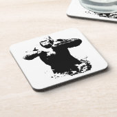 Pop Art Gorilla Beatles Untersetzer (Linke Seite)