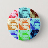Pop Art Gorilla Button (Vorderseite)