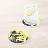 Pop Art Gorilla Getränkeuntersetzer (Seite)