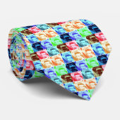 Pop Art Gorilla Krawatte (Gerollt)